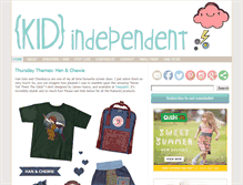 Tablet Screenshot of kidindependent.com
